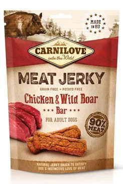 Carnilove Meat Jerky 100g - Chicken/Wild Boar