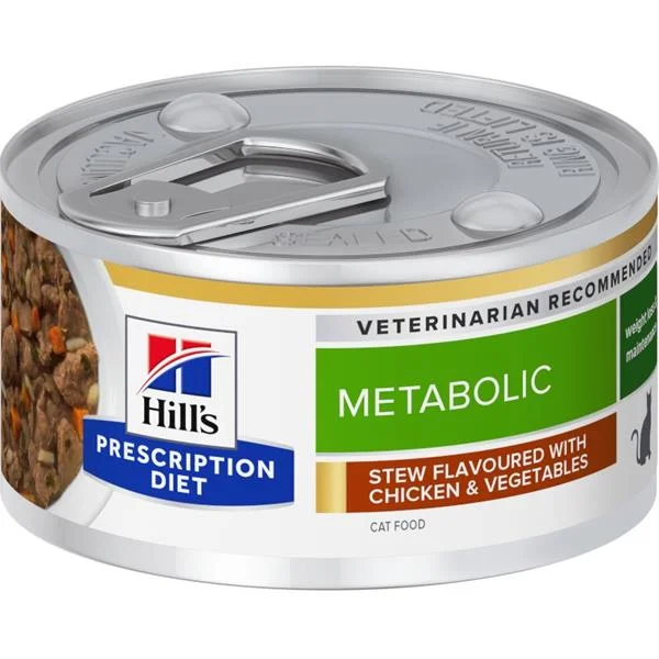Hill's Precription Diet Hill's Prescription Diet Feline Stew Metabolic kuře a zelenina konzerva 82 g
