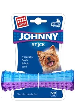 Hračka pes GiGwi Johnny Stick Small aport modro/purpur 1 ks