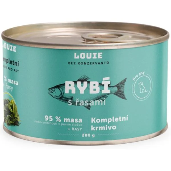 Louie Kompletní krmivo rybí s řasami pro psy