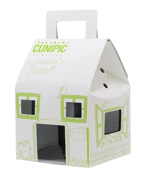 Domek papír křeček Sestav a vymaluj Cunipic 1 ks