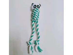 HRAČKY SALAČ Přetahovadlo Panda, zelené, bavlna polyester 27cm