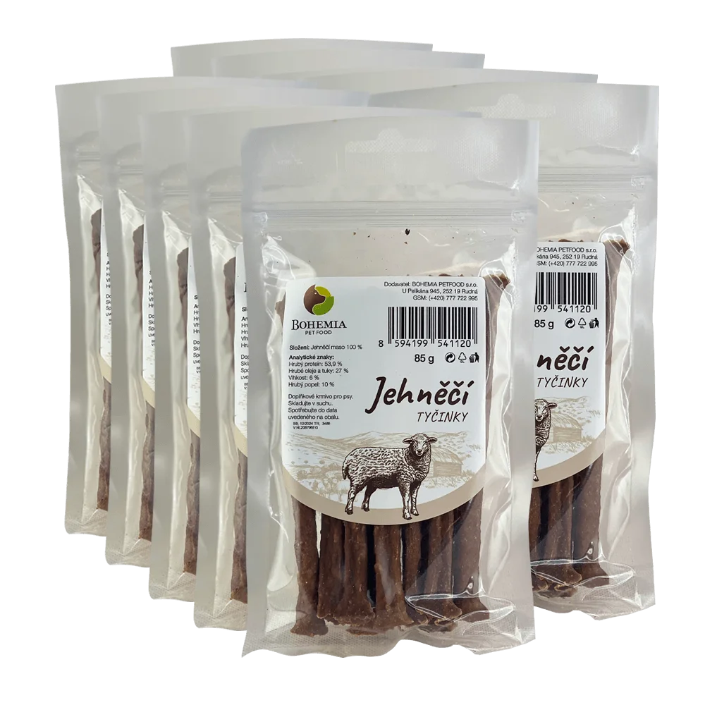 Bohemia Pet Food 10x BOHEMIA Jehněčí tyčinky 85g