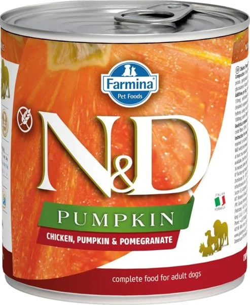 N&D DOG PUMPKIN Adult Chicken & Pomegranate 285 g + 1 ks  ZDARMA