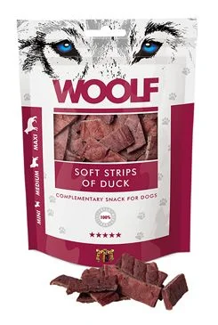 WOOLF pochoutka soft strips of duck  100g