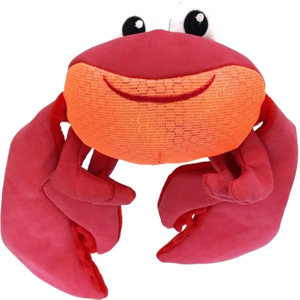 Hračka plyš KONG Shakers Shimmy Crab M