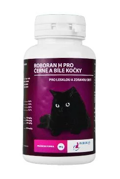 Roboran H pro kočky Černé a Bílé plv  60g