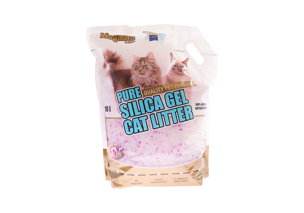 Magnum Pure Silica Gel Cat Litter Lavender Balení: 10 l