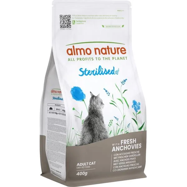 Almo Nature cat Sterilised ančovičky 400g