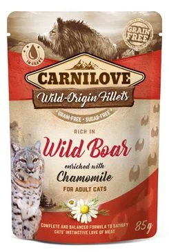 Carnilove Cat Pouch Wild Boar & Chamomile 85 g