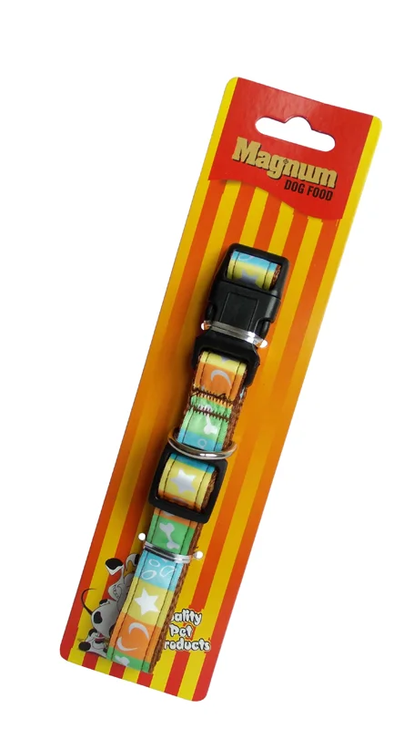 Magnum Obojek pro psy žlutý 20mm x 35-55cm