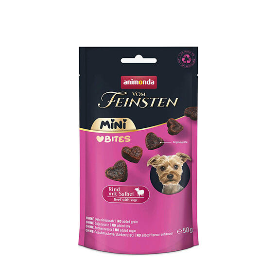 ANIMONDA VF Mini Bites pamlsky - hovězí, šalvěj  50g