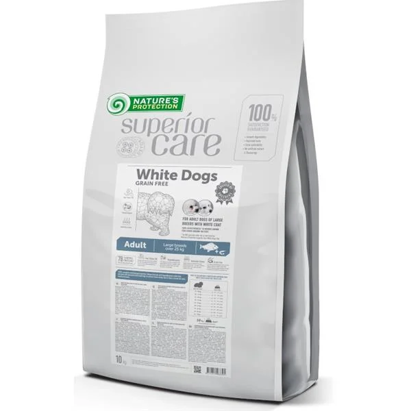 Nature’s Protection Superior Care Dog Dry White Dogs Large Breeds Grain Free White Fish 1,5 kg 