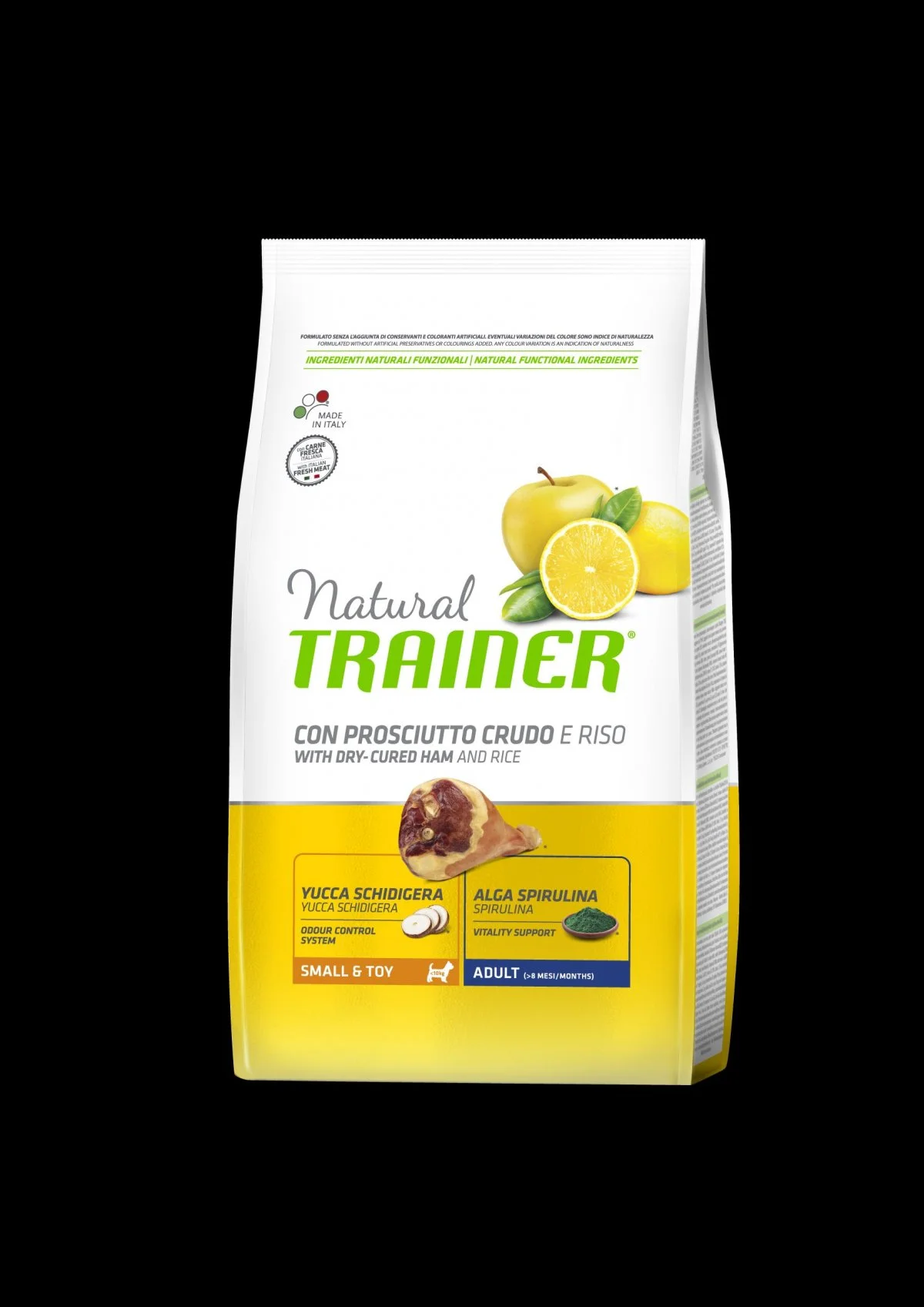 TRAINER Natural Small&Toy Ad. Prosciutto a rýže 2kg