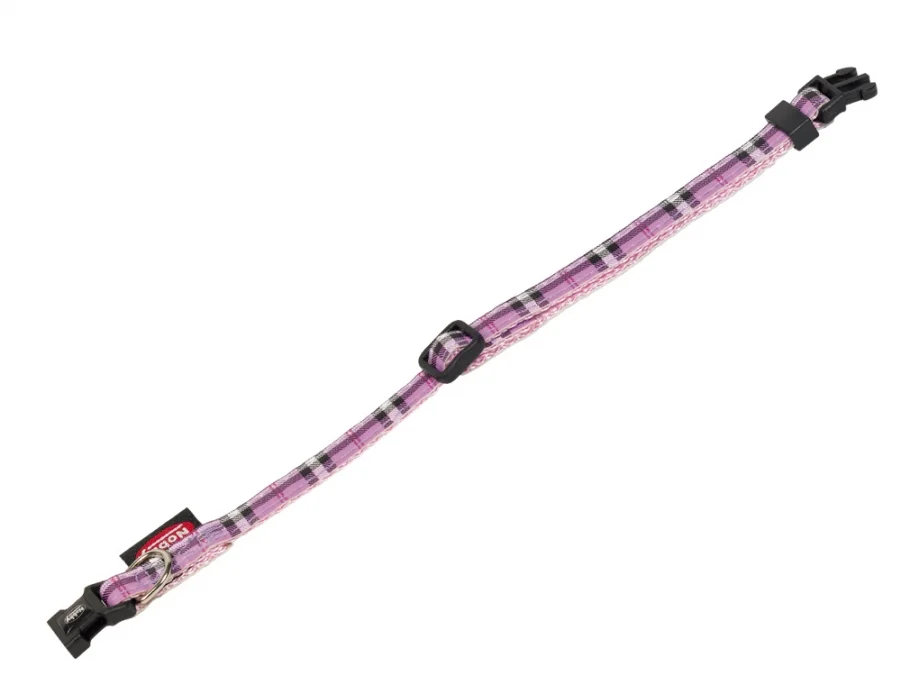Nobby Tartan obojek 13-20cm fialová