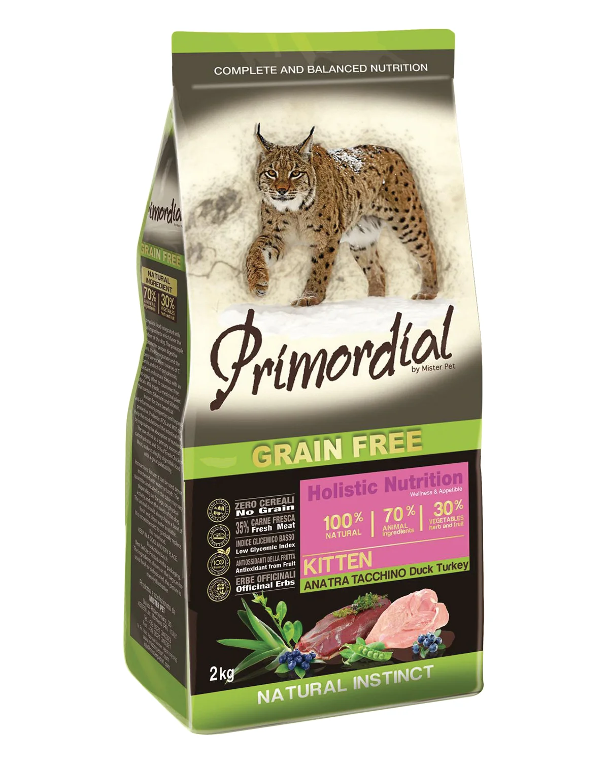 PRIMORDIAL Kitten Duck&Turkey 2 kg