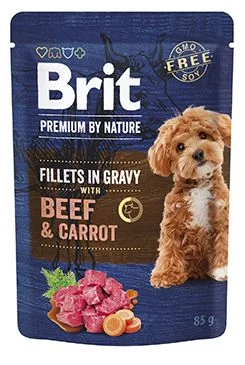 Brit Premium by Nature Adult Gravy Beef/Carrot - 85g