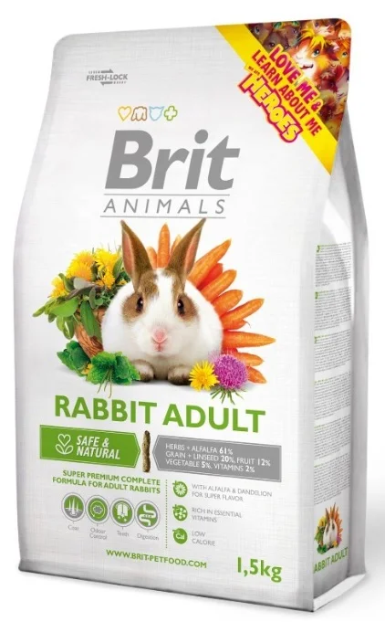 Brit Animals Rabbit Adult Complete 1,5 kg