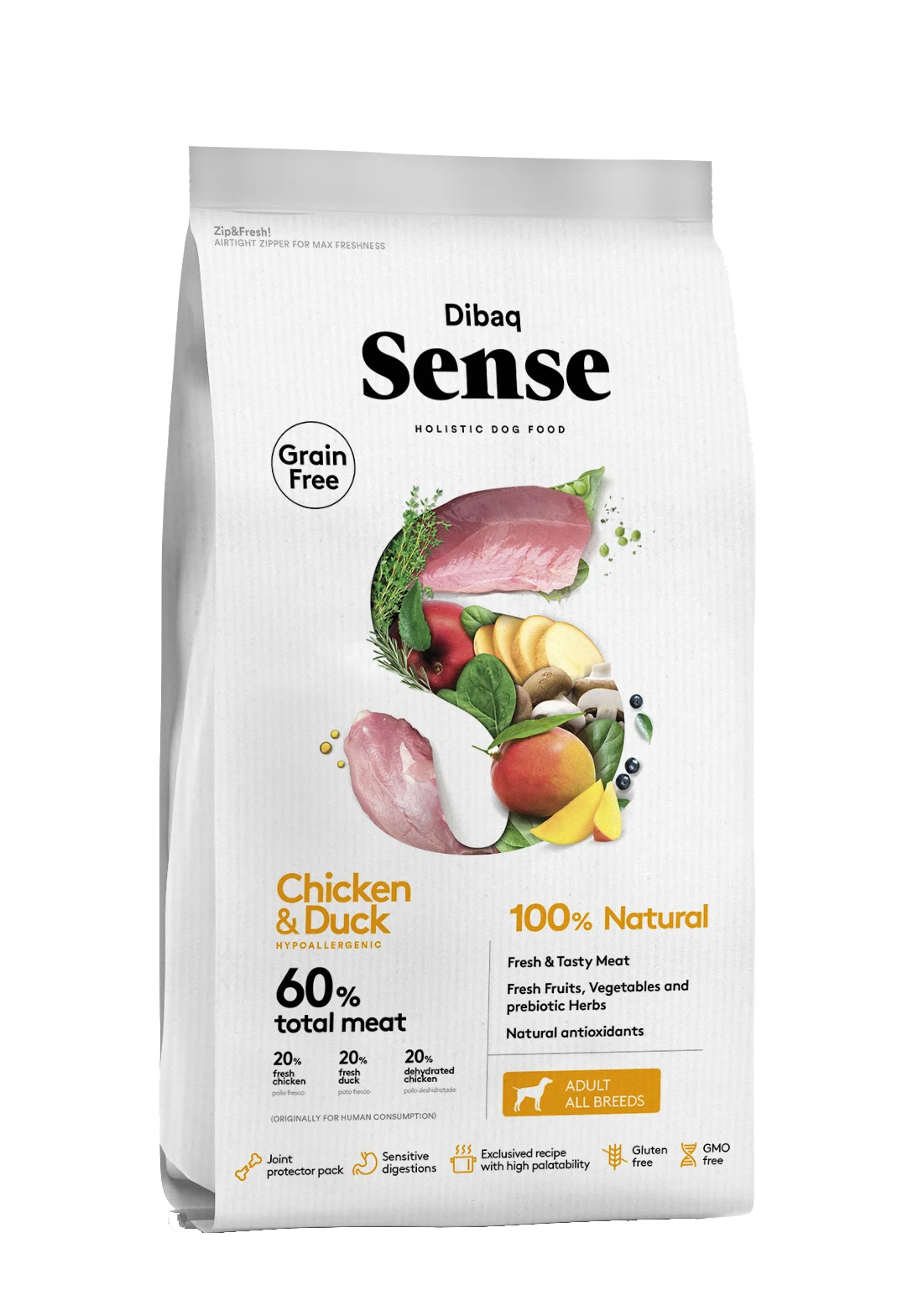 Dibaq Sense DIBAQ SENSE Chicken&Duck 12 kg