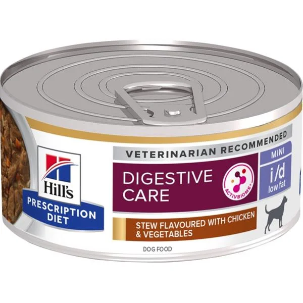 Hill's Precription Diet Hill's Prescription Diet Canine Stew i/d Low Fat s kuřetem, rýží a zeleninou Mini konzerva 156g