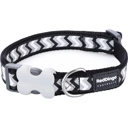 Obojek RD 20 mm x 30-47 cm - Ziggy Rfx - Černá