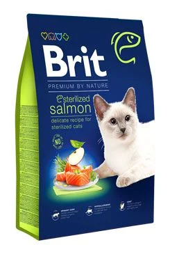 BRIT Premium by Nature Cat Sterilized Salmon 8 kg