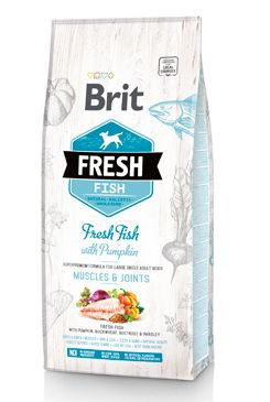 Brit Fresh Fish with Pumpkin Adult Large Muscles & Joints 2,5 kg