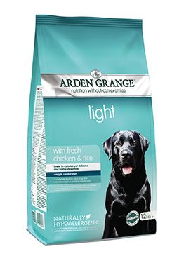 Arden Grange Dog Adult Light with fresh Chick&Rice  12kg