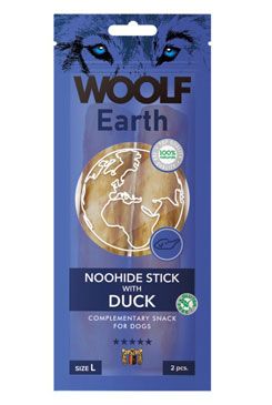 Woolf pochoutka Earth NOOHIDE L Sticks with Duck  85g