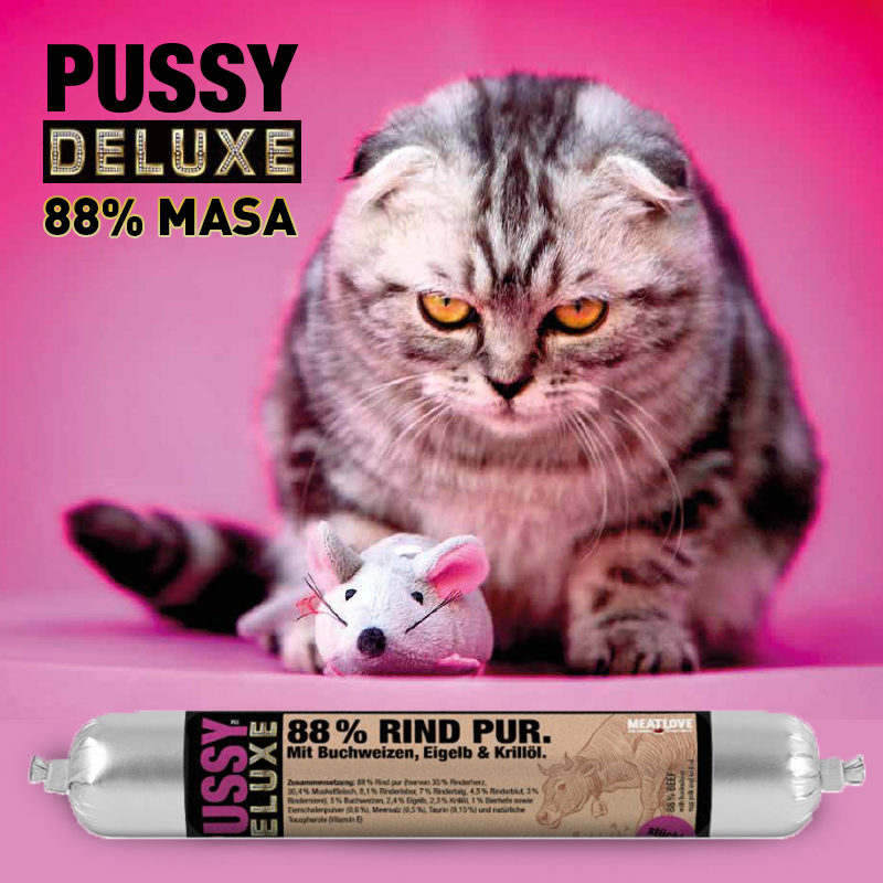 Pussy Deluxe, maškrtu pre mačky, Dobroty do misky