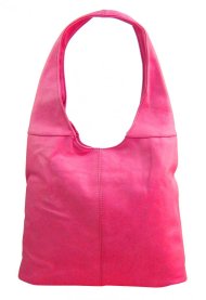 Dámská shopper kabelka přes rameno fuchsiově růžová