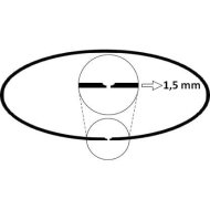Pístní kroužek univerzální 42 x 1,5 mm