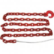 Řetěz 4 hranný s hákem a jehlou 7 mm, 2 m