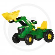 Rolly Toys John Deere 6210 R Traktor šlapací s čelním nakladačem