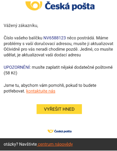 Podvodn&eacute; emaily