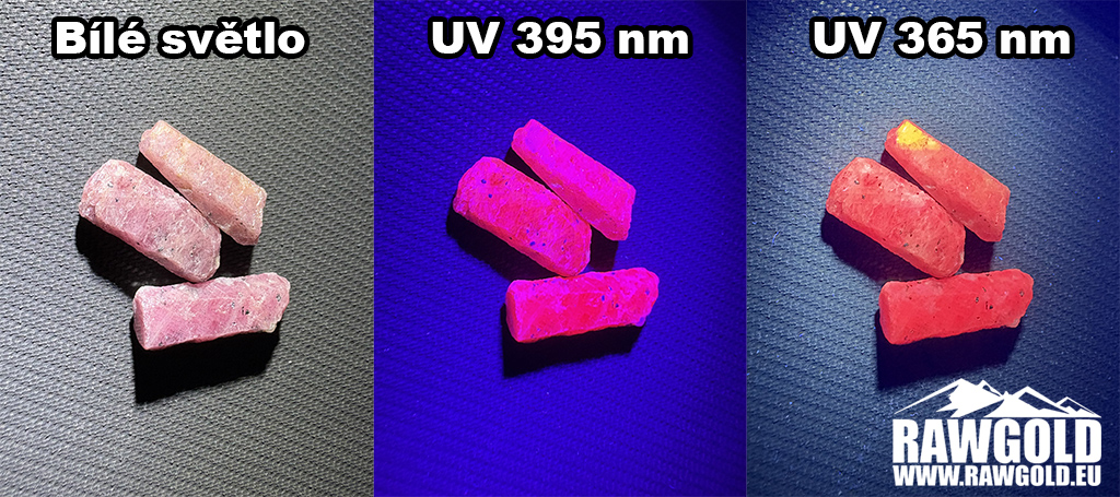 Rozdíly mezi UV 365 a 395 nm