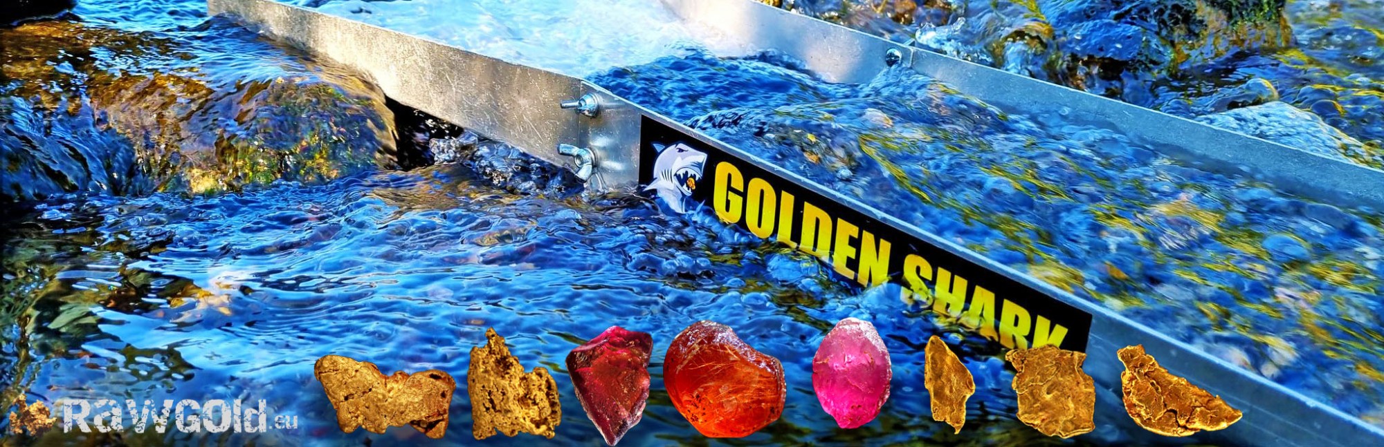 GoldenShark rýžovací splavy