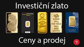 Prodej investičního zlata