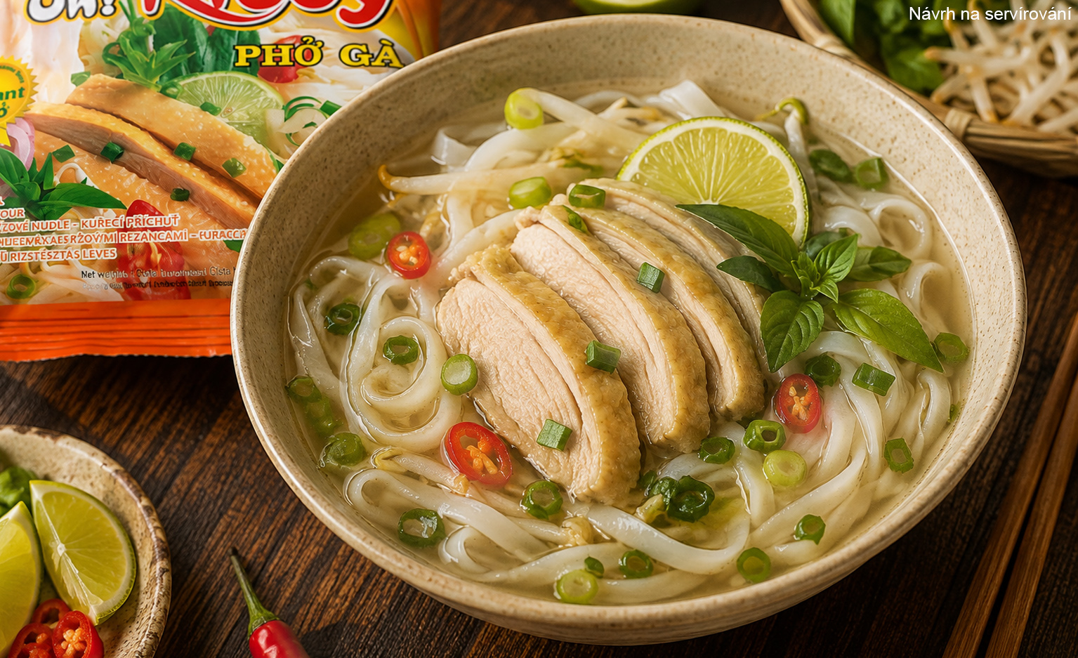 Kuřecí polévka Vietnam Acecook