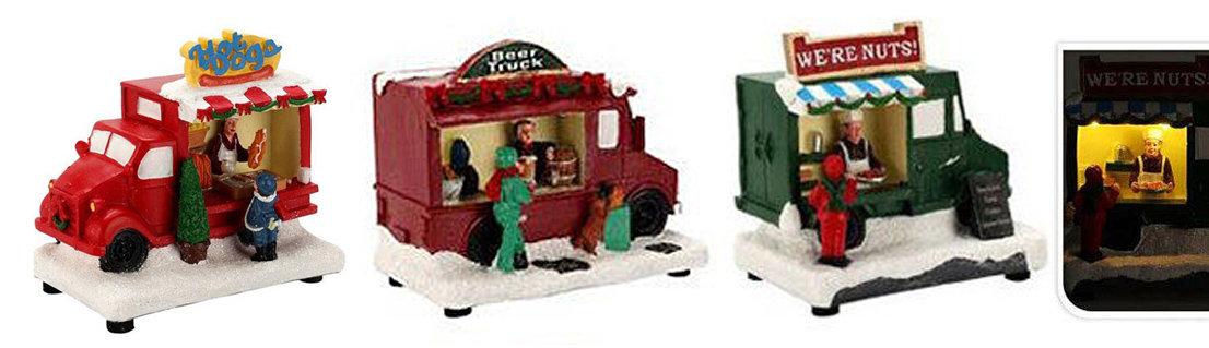 Vánoční auta dekorace scenerie 2024