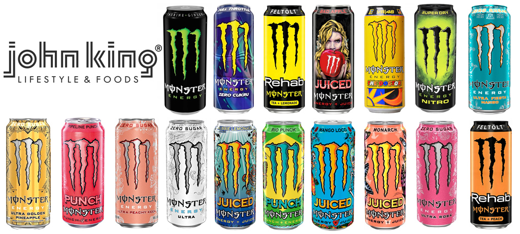 energiťák Monster nové příchutě