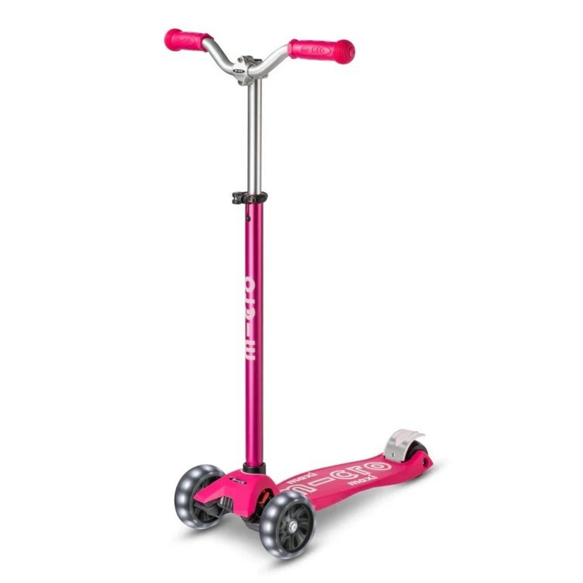 EUR MICRO MAXI SCOOTER MICRO PRO LED RUŽOVÁ