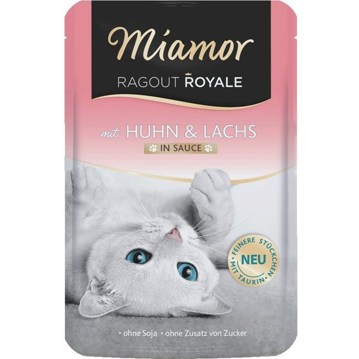 Miamor MIAMOR Ragout Royale Kuracie mäso a losos v omáčke - mokré krmivo pre mačky - 100 g