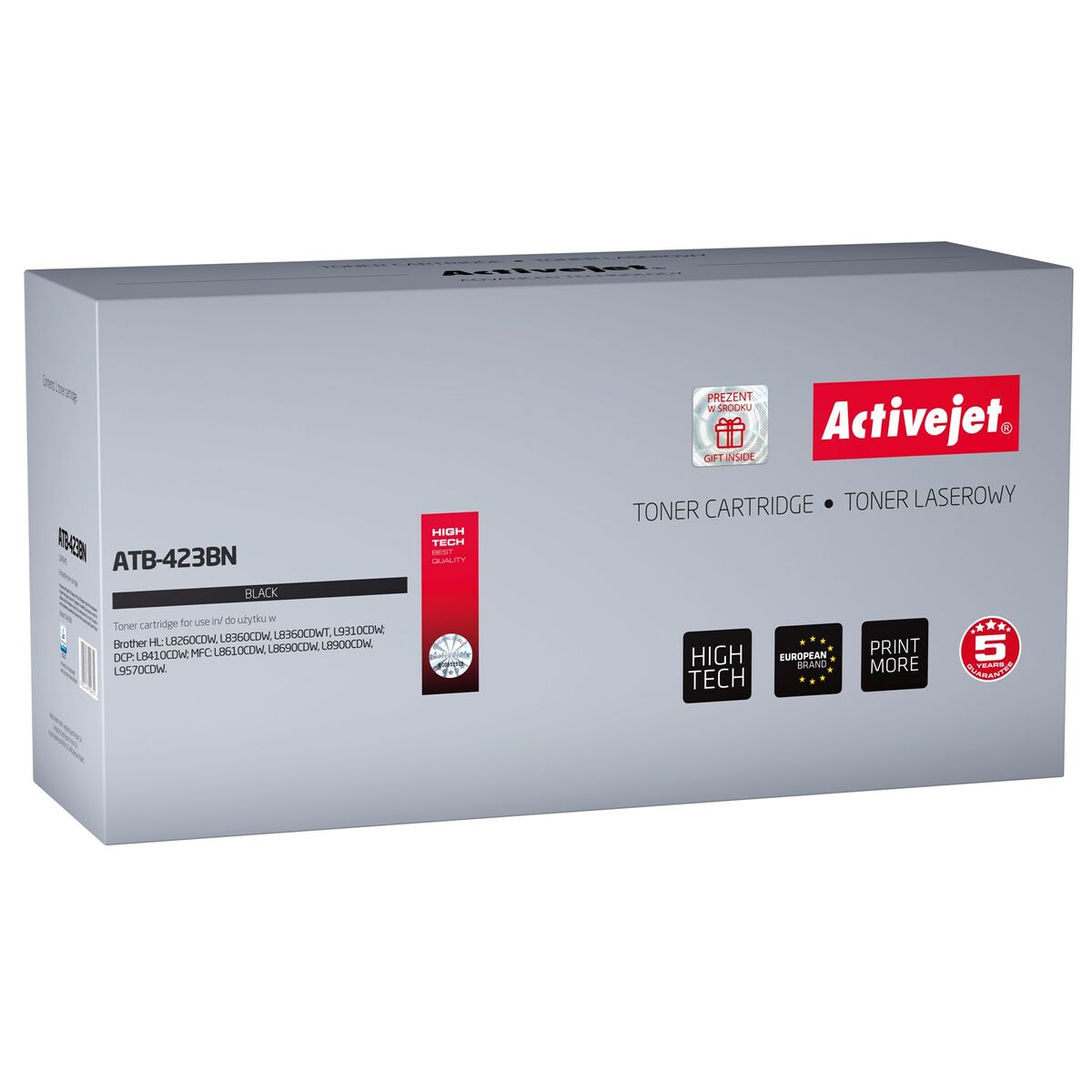 Toner Activejet ATB-423BN (náhrada za Brother TN-423BK; Supreme; 6500 strán; čierny)