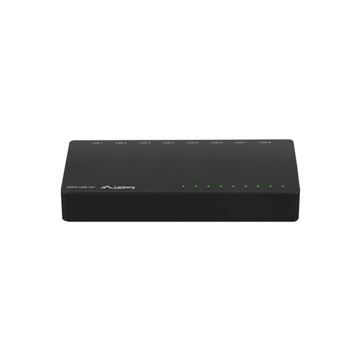 Lanberg LANBERG PREPÍNAČ DSP2-1008-12V (8-PORTOVÝ 12V 1GB/S)