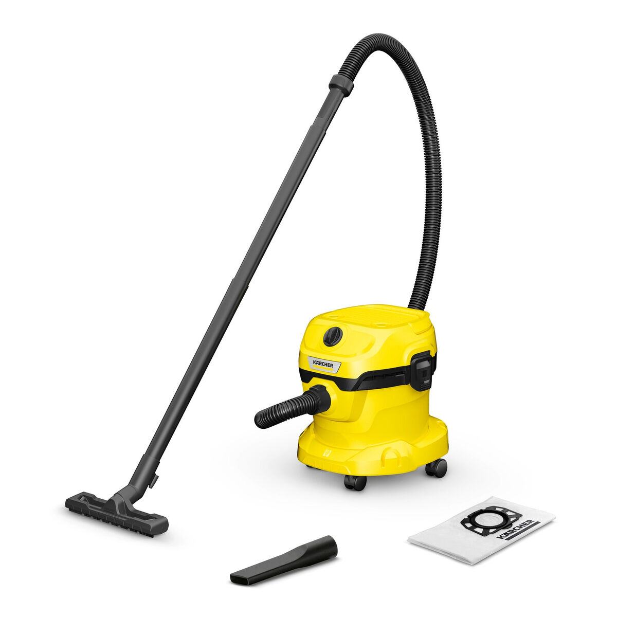 KARCHER Kärcher WD 2 Plus V-12/4/18 12 l sudový vysávač na suché a mokré vysávanie 1000 W vrecko na prach