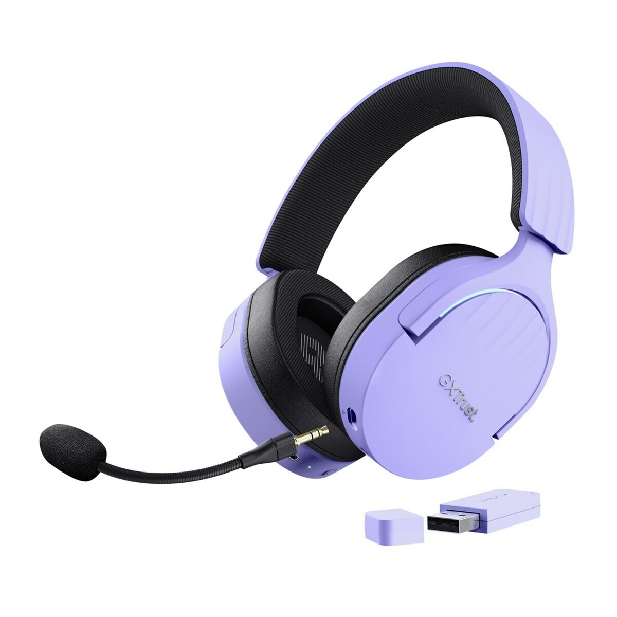 Herné slúchadlá Trust GXT 491P FAYZO, káblové a bezdrôtové, s hlavovým mostom, USB typu A, Bluetooth