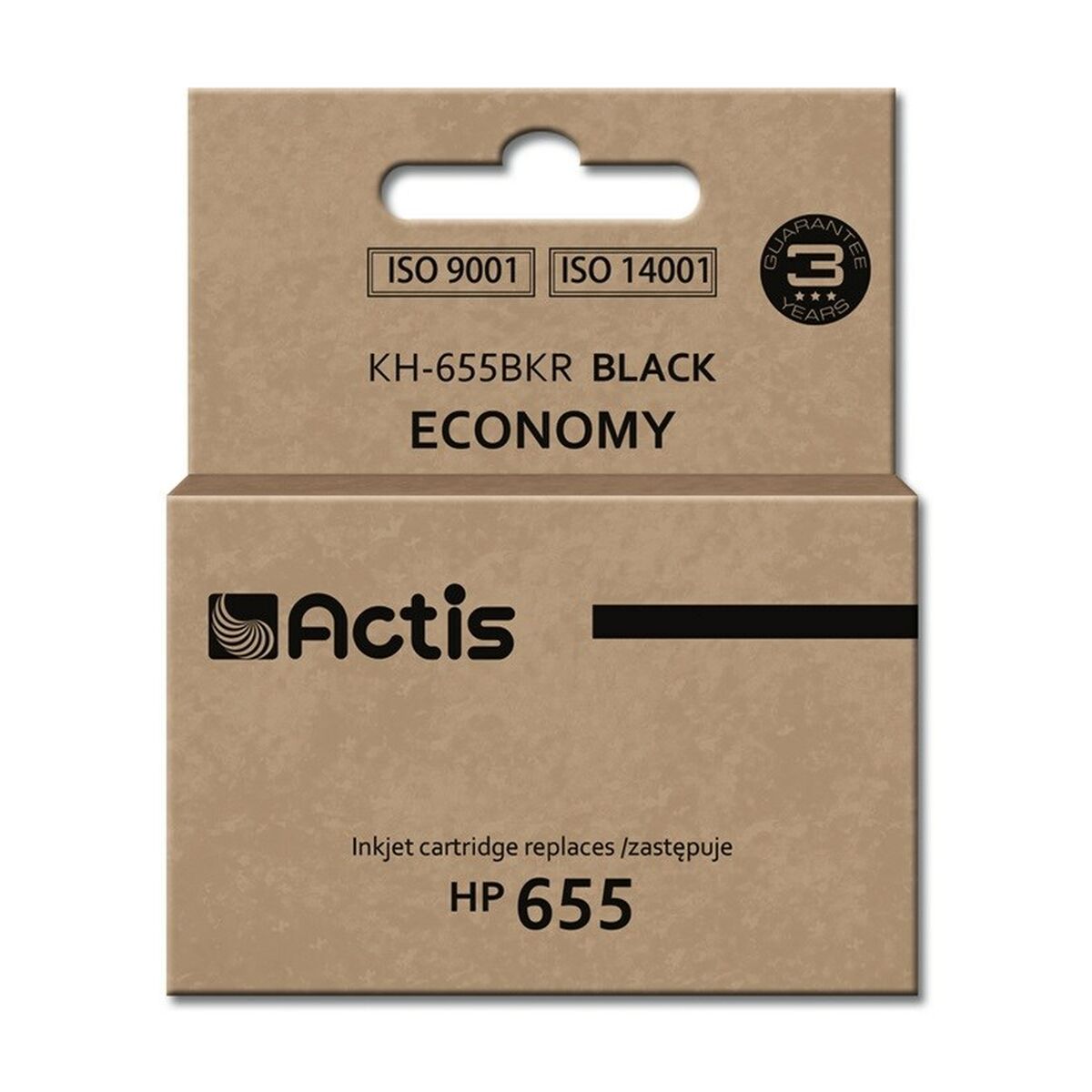 ACTIS Atrament Actis KH-655BKR (náhradný HP 655 CZ109AE; štandardný; 20 ml; čierny)