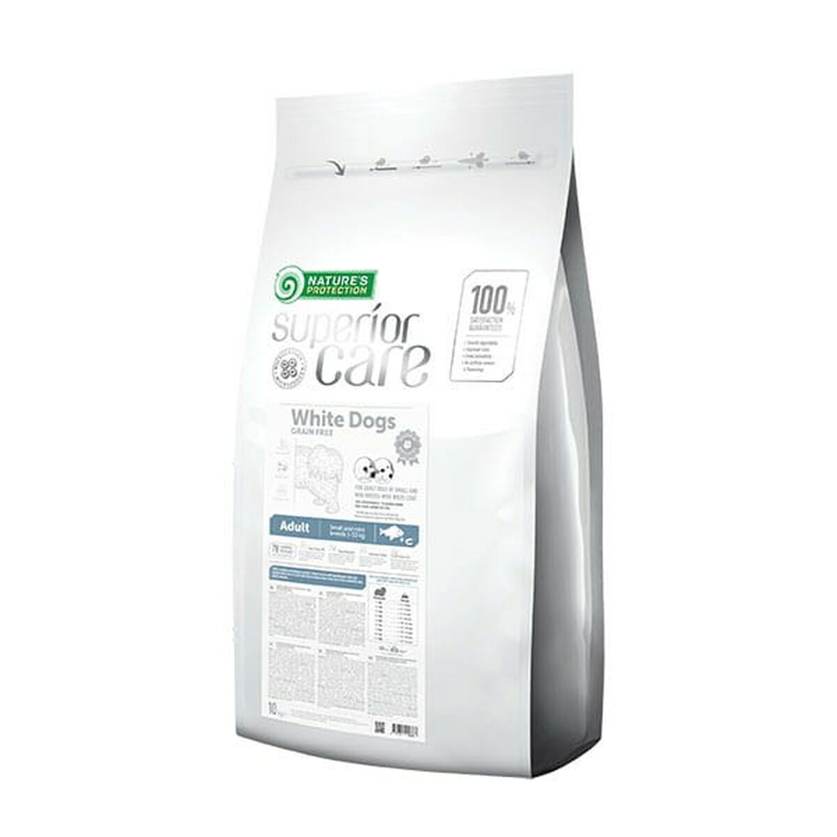 NATURE'S PROTECTION NATURE&#039;S PROTECTION Superior Care White Dogs Grain Free Adult Small Białoryba - suché krmivo pre pso