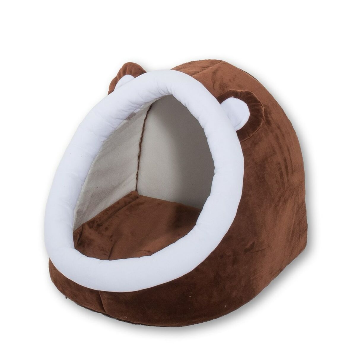 Go Gift GO GIFT pelech pre mačky - hnedo-biely - 40x45x34 cm